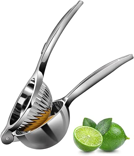Rekix lemon Squeezer, Max Extraction Hand Press Lemon Juicer, Heavy