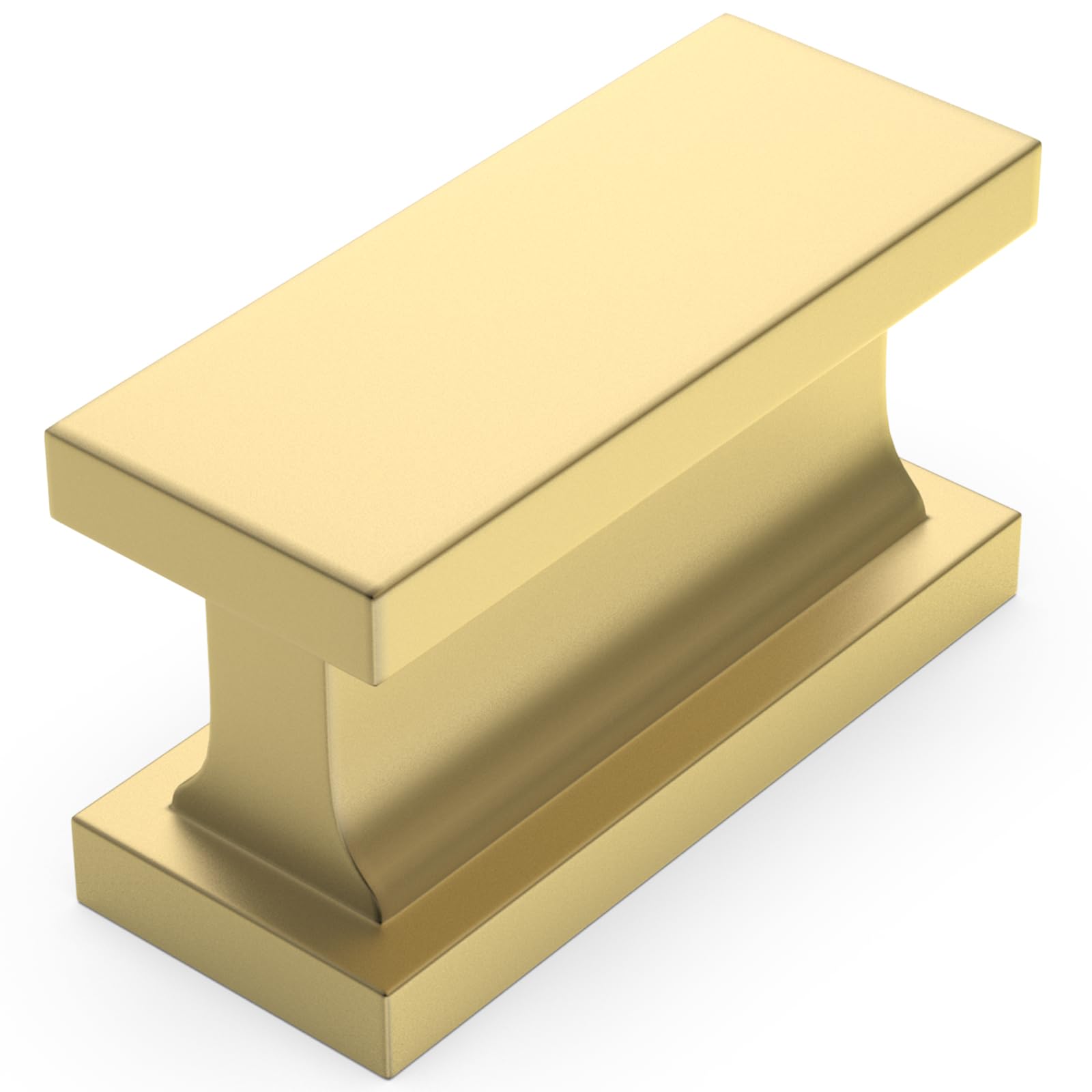 COTYKILEY Schubladenknöpfe, gebürstetes Gold, 10 Stück