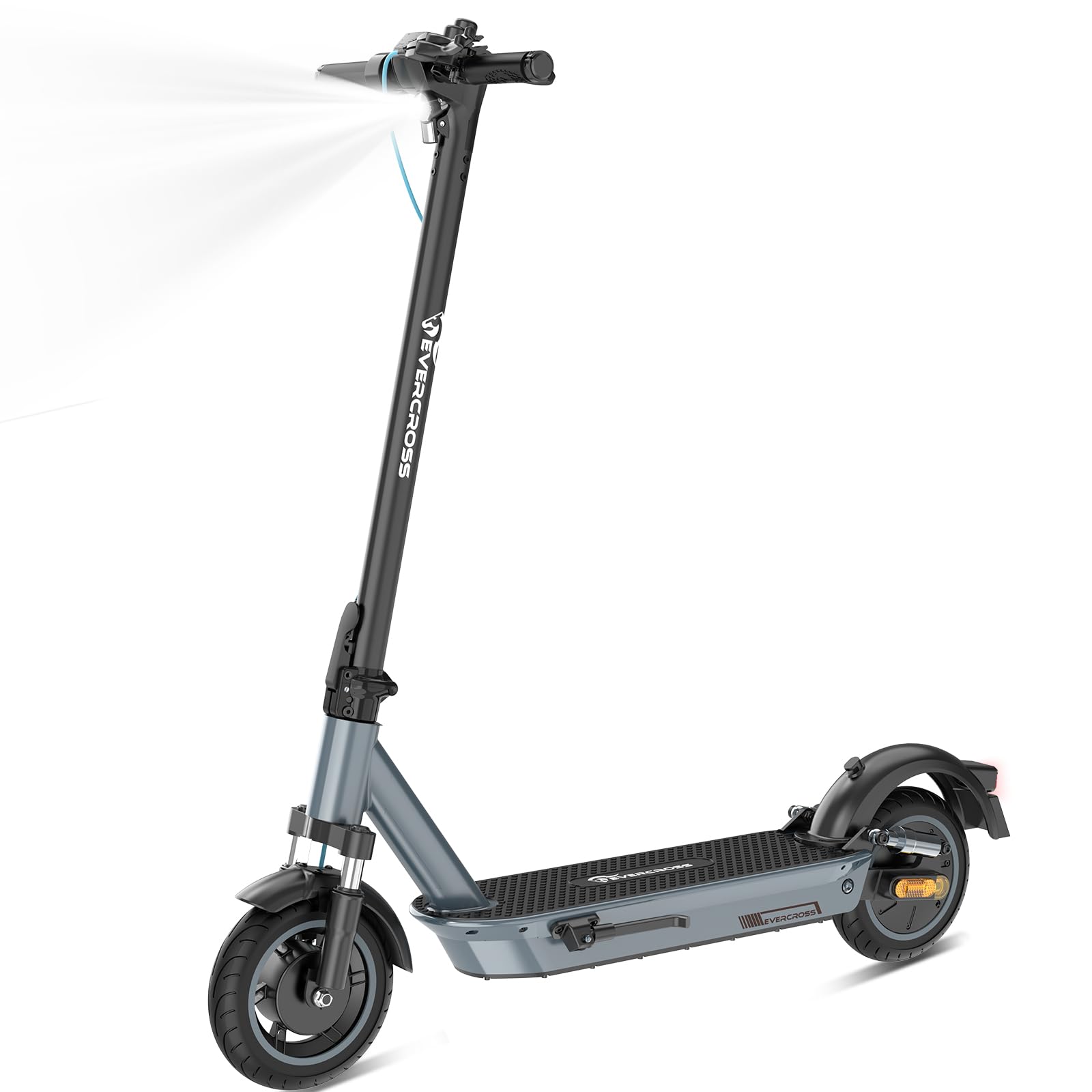 EVERCROSS E-Scooter mit Straßenzulassung (ABE), 55-80 km Reichweite,Offroad Elektroroller für Erwachsene, Faltbarer E Scooter mit APP, Max.20 km/h, Duale Stoßdämpfer, Duales Brems,Max Belastung 120KG