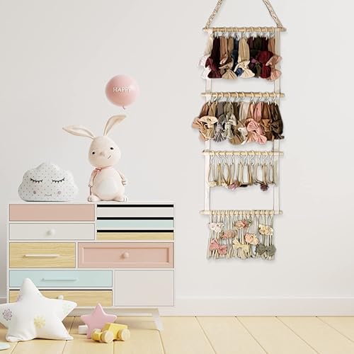 Miniatura 8 de Soporte para diadema de bebé, organizador para lazos y diademas para niñas