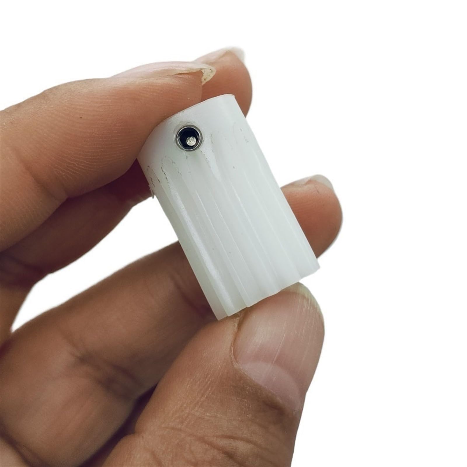 Cylindrical Drive 1pcs 0.8 Module 15 Teeth Half Teeth Plastic Gear 3mm 3.17mm 4mm 5mm 6mm Bore POM Spur Gear Straight Teeth Cylindrical Gear Rack Machinery(4MM BORE)