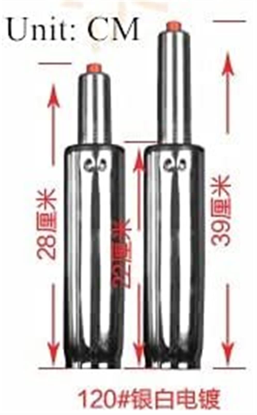Resorte de Gas Varilla de Soporte neumática, Elevador de Gas, pistón Amortiguador, Cilindro, Silla de Oficina, Bar, Piezas de Silla Repuesto Cilindro Elevador de Gas(4)