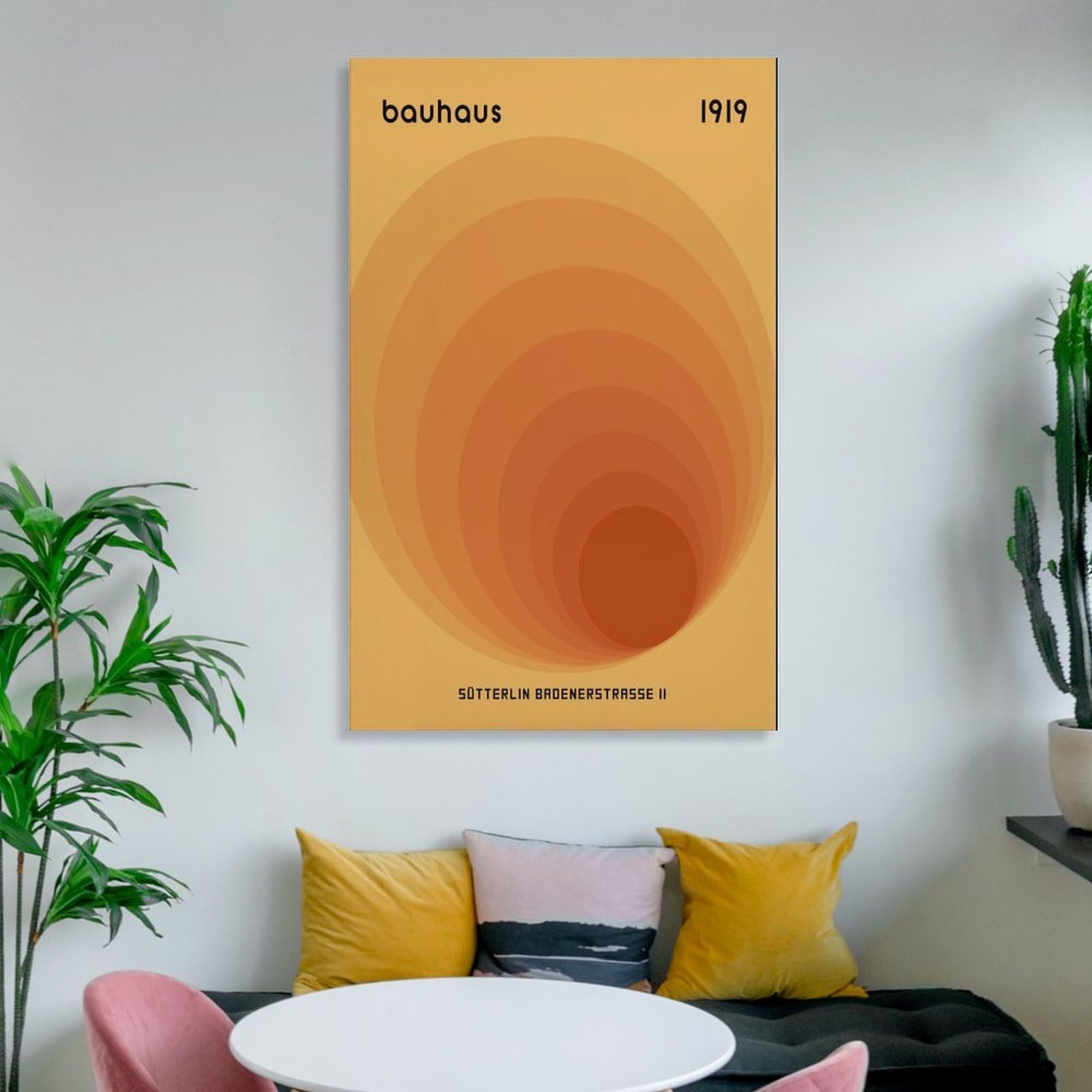 Acheter Bauhaus – affiches géométriques abstraites d'oeil, simples et modernes, imprimés, toile, décoration murale, peintures de maison pour salon