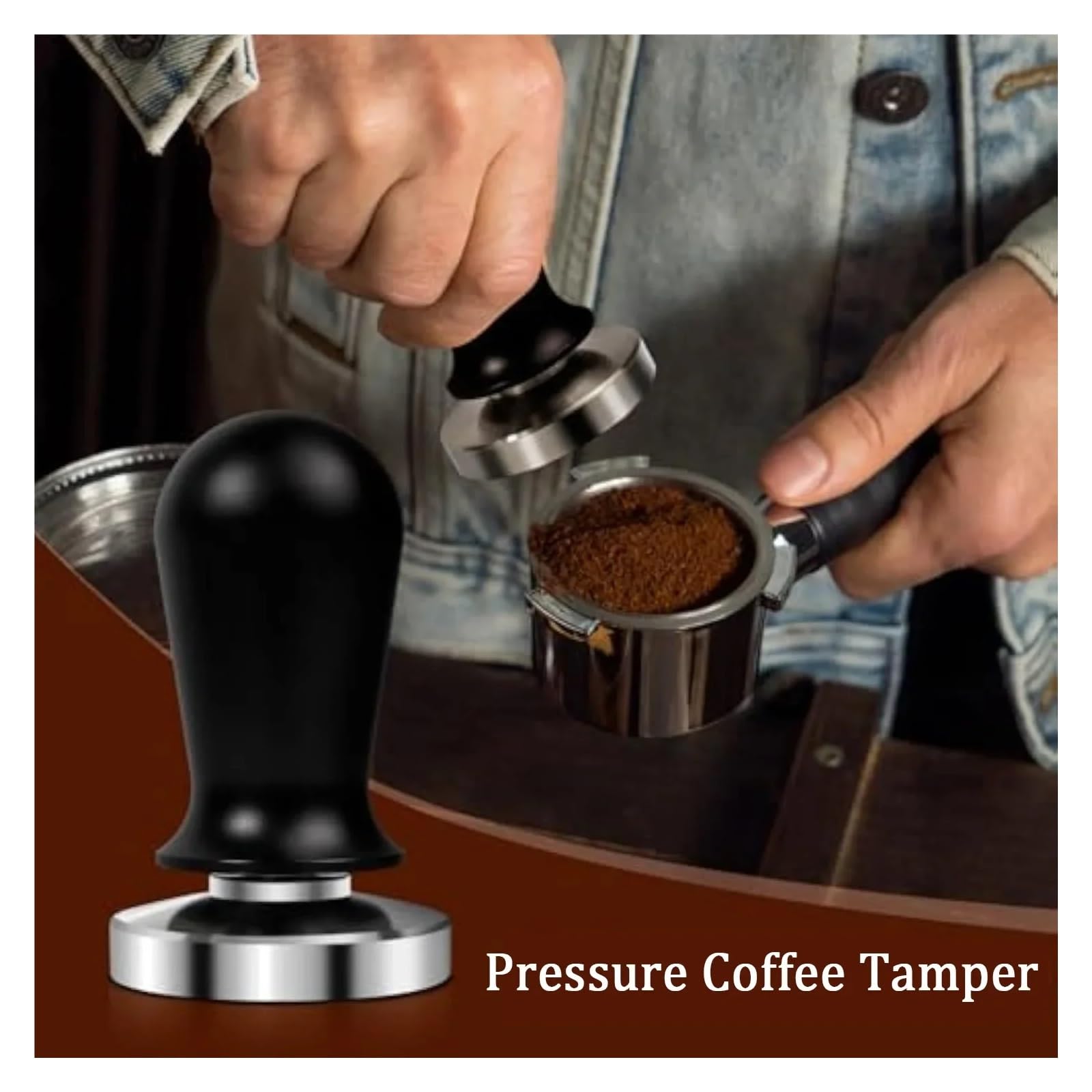 Pressino espresso di ricambio a molla 30 lb, 51/53/58mm