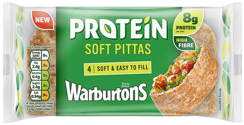 Warburtons 4 Protein Pittas