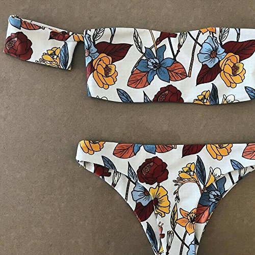Maillot de bain femme split bikini sexy ZUBJN taille S une pièce