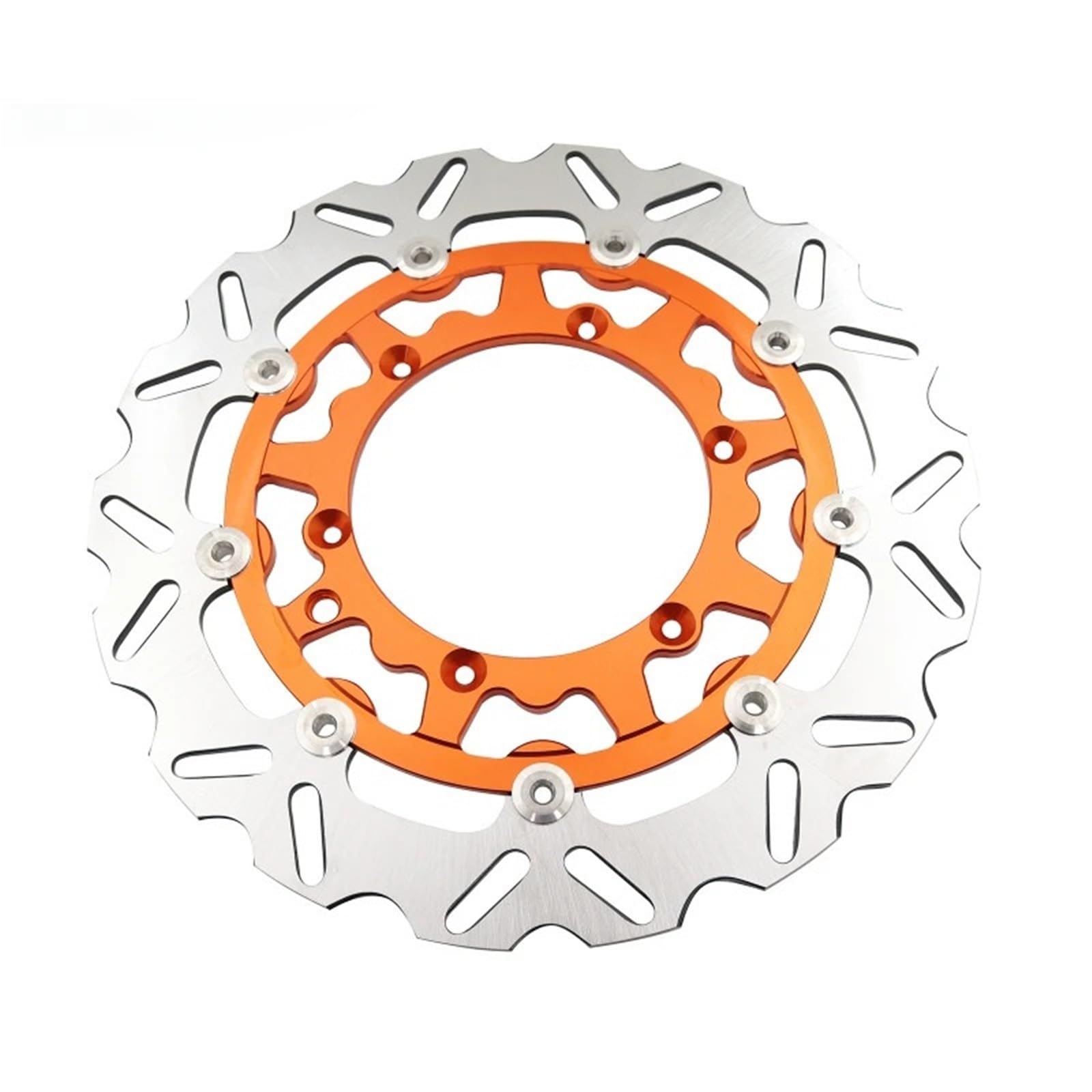 Tarcza hamulcowa motocykl Pasuje do przednich pływających tarcz hamulcowych Husq&varna klasy wyścigowej 320mm(320mm Orange)