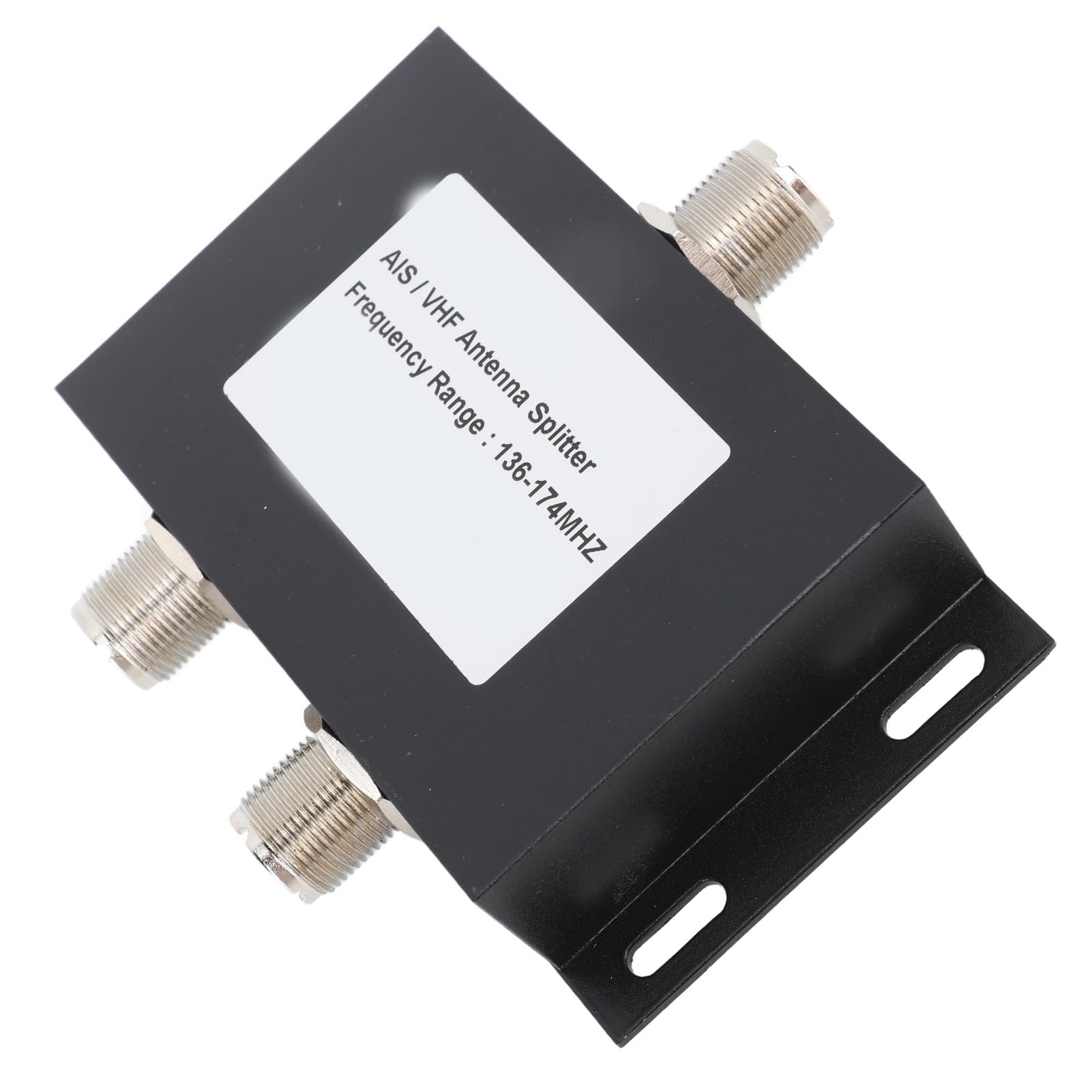Aramox Répartiteur de Puissance VHF, Séparateur d'Antenne Marine 2 Voies, 136-174 MHz, 100W, Compatible AIS