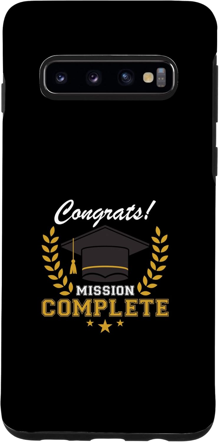 Amazon.com: Galaxy S10 Degree Graduation | Congrats Mission Complete ...