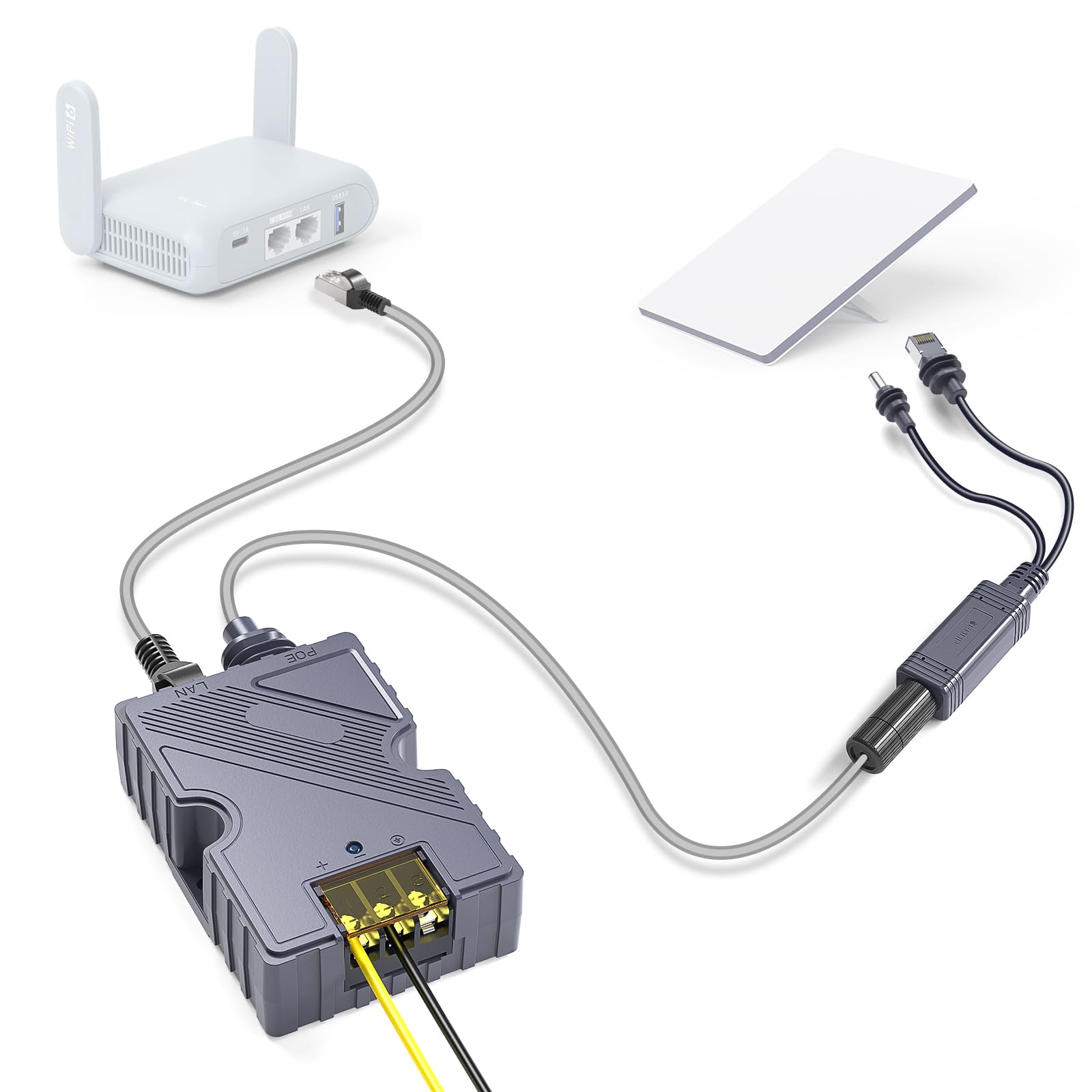 Amazon.com: MSAFF Starlink Mini Splitter 12V Power Supply + 150W