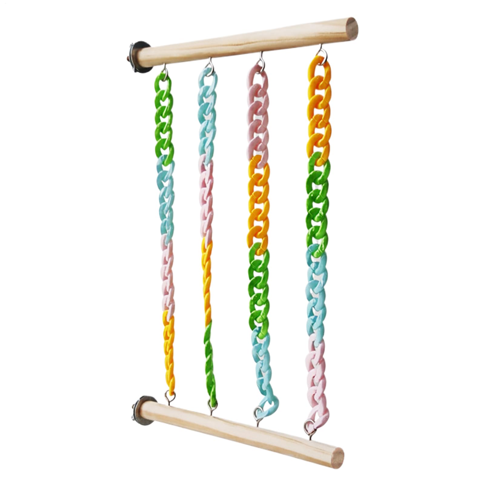 Squirrel Climbing Toys | Fun Wood Interactive Chains - Sugar Glider Cage Accessories - for Outdoor Indoor Patio Inside Window Courtyard Balconies Garden Yard