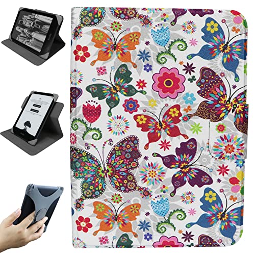 Funda Desmontable para 7 Pulgadas Kindle Colorsoft Signature Edition (1.ª generación) 2024 / Kindle Paperwhite (12.ª generación) 2024, 6.8'' Kindle Paperwhite (11.ª generación) 2021   Mariposa
