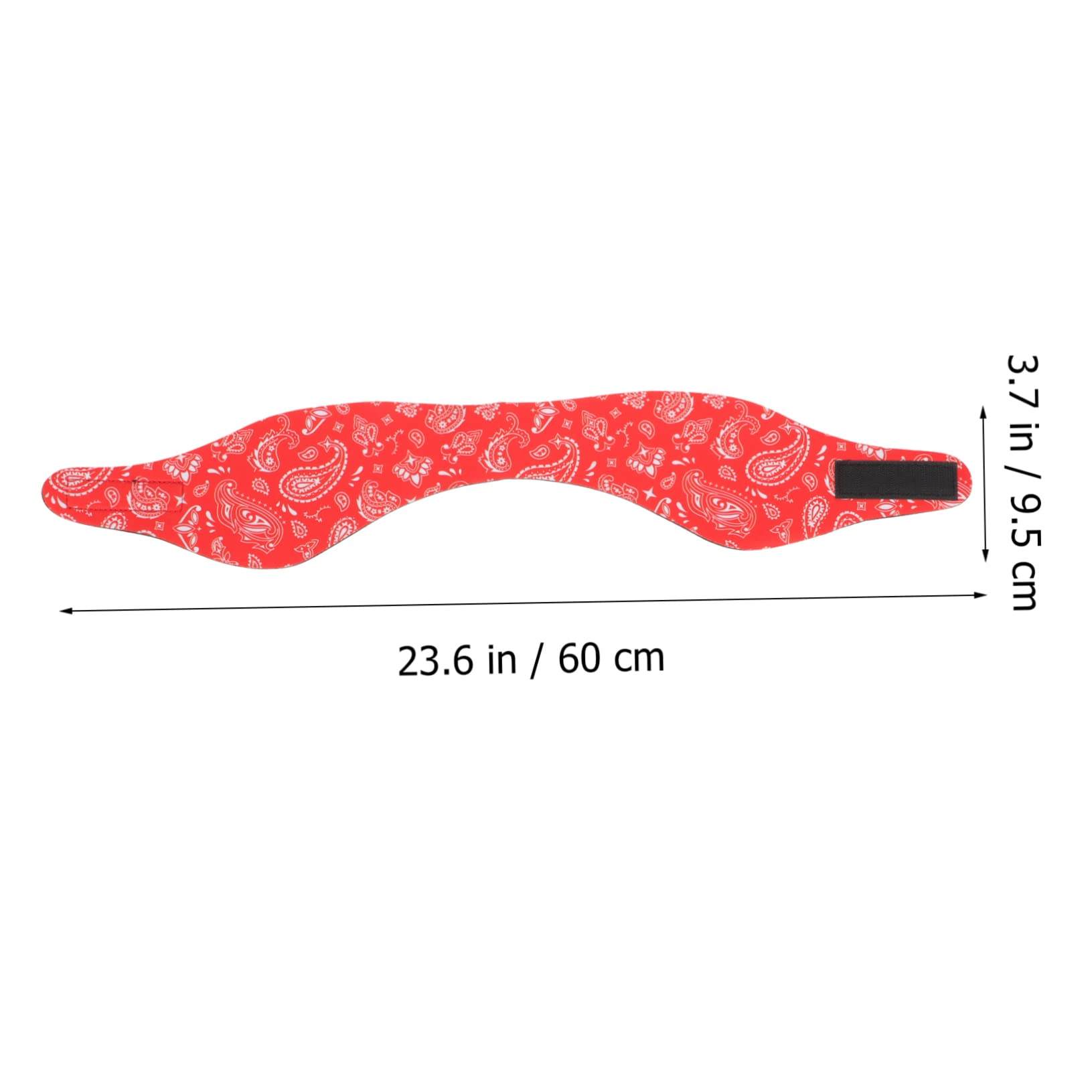 4 Stück verstellbares Stirnband Haarbänder Stirnband Sport Hijab Schwimmen Ohrband Ohrband It Schwimmen Ohrband Dusche Stirnband Baden Ohrenschutz Elastisches Schwimmstirnband Gehörschutz