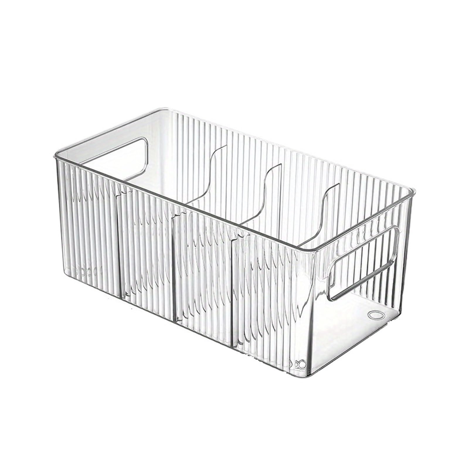 Belt Organizer Clear Multi-Purpose Acrylic Organizer Tray - Divided Storage for Belts & Cosmetics