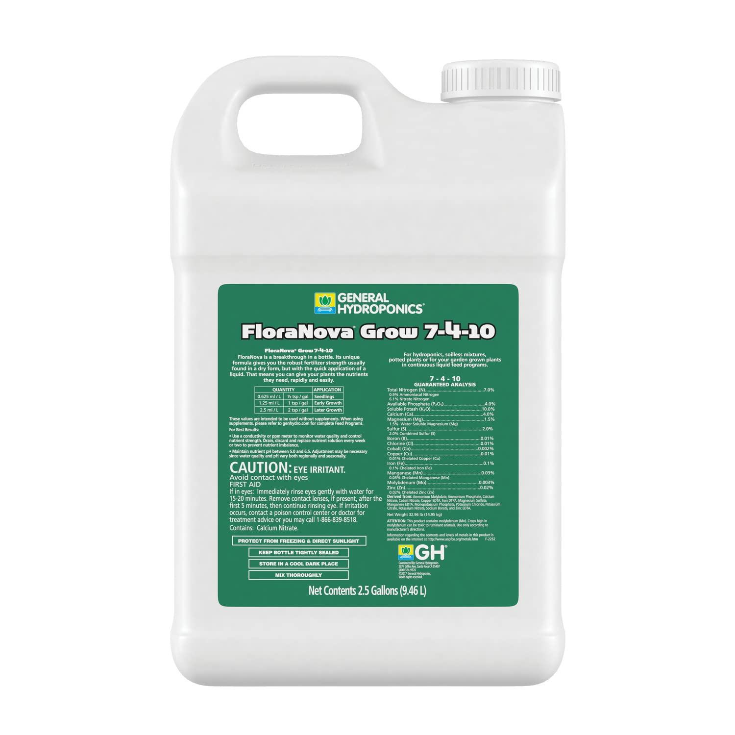 Amazon.com : General Hydroponics HGC718807 FloraNova Grow 7