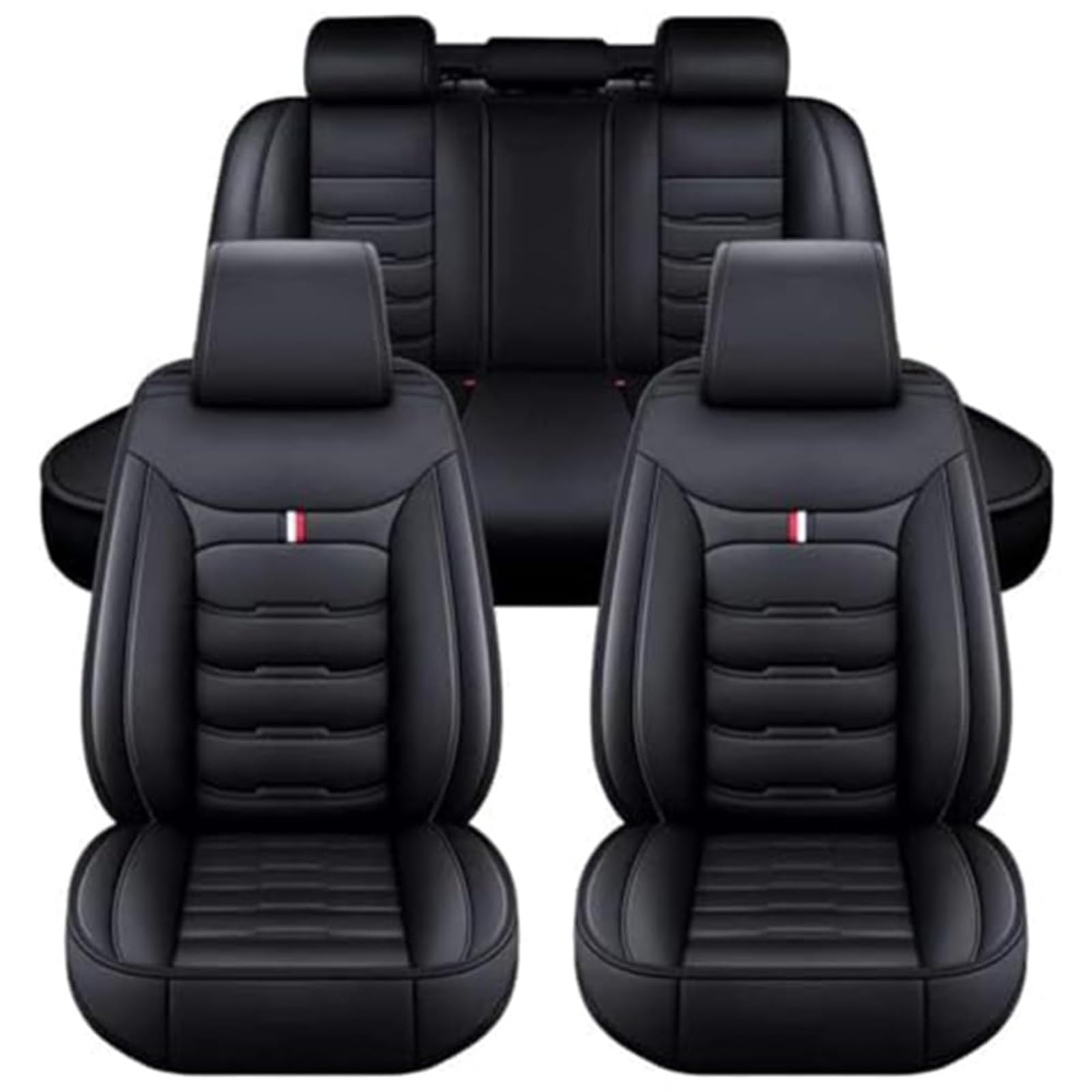 RWQZEOJO For Lexus GS350 GS450H XE2 XE3 RC200t Car Seat Covers Full Set Leather, Premium Leather Seat Covers Airbag Compatible adjustable heavy duty car seat protector,A