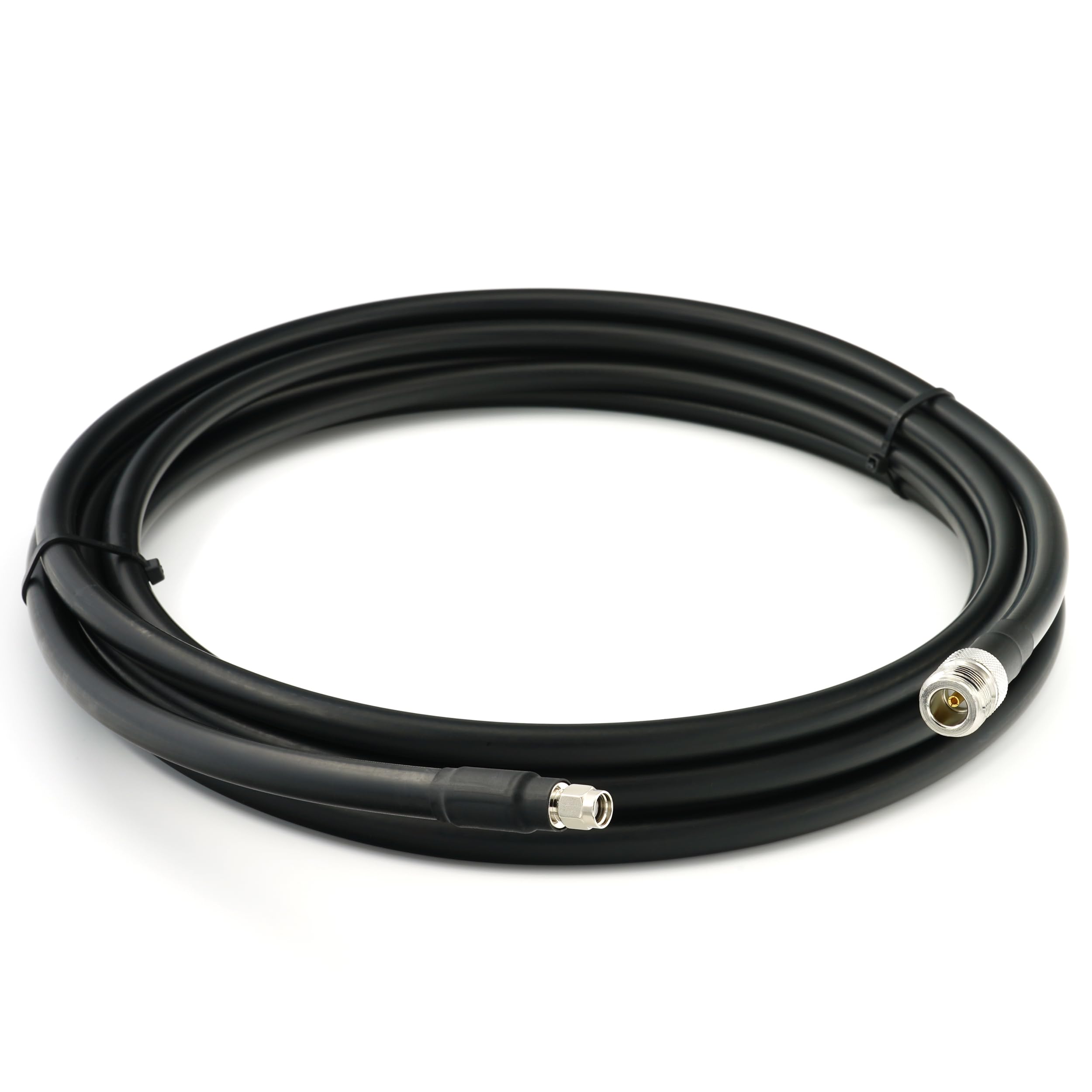 15m RP-SMA Macho a N Hembra Cable Coaxial extensor – RPSMA N Female Cable de Extensión 8D-FB Ø11.1mm Ultrabaja Pérdida – alargador para amplificador señal WIFI repetidor WIFI Router Antena