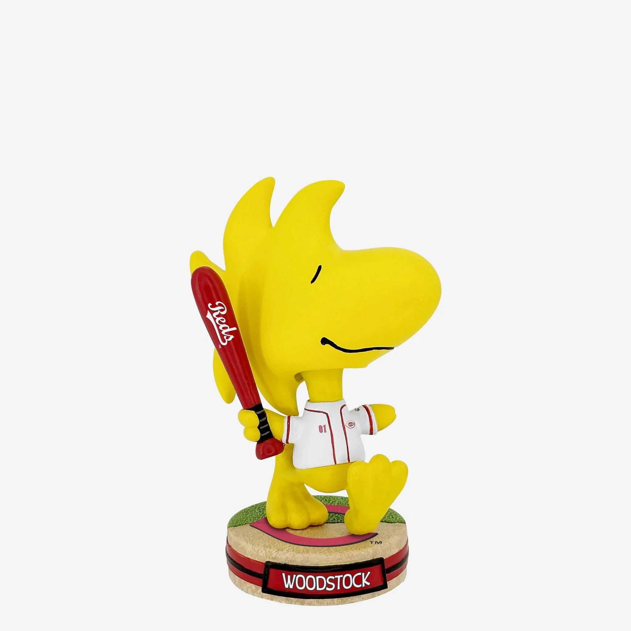 Peanuts Woodstock Cincinnati Reds バブルヘッド Woodstock Cincinnati Reds Peanuts Mini Bighead Bobblehead MLB