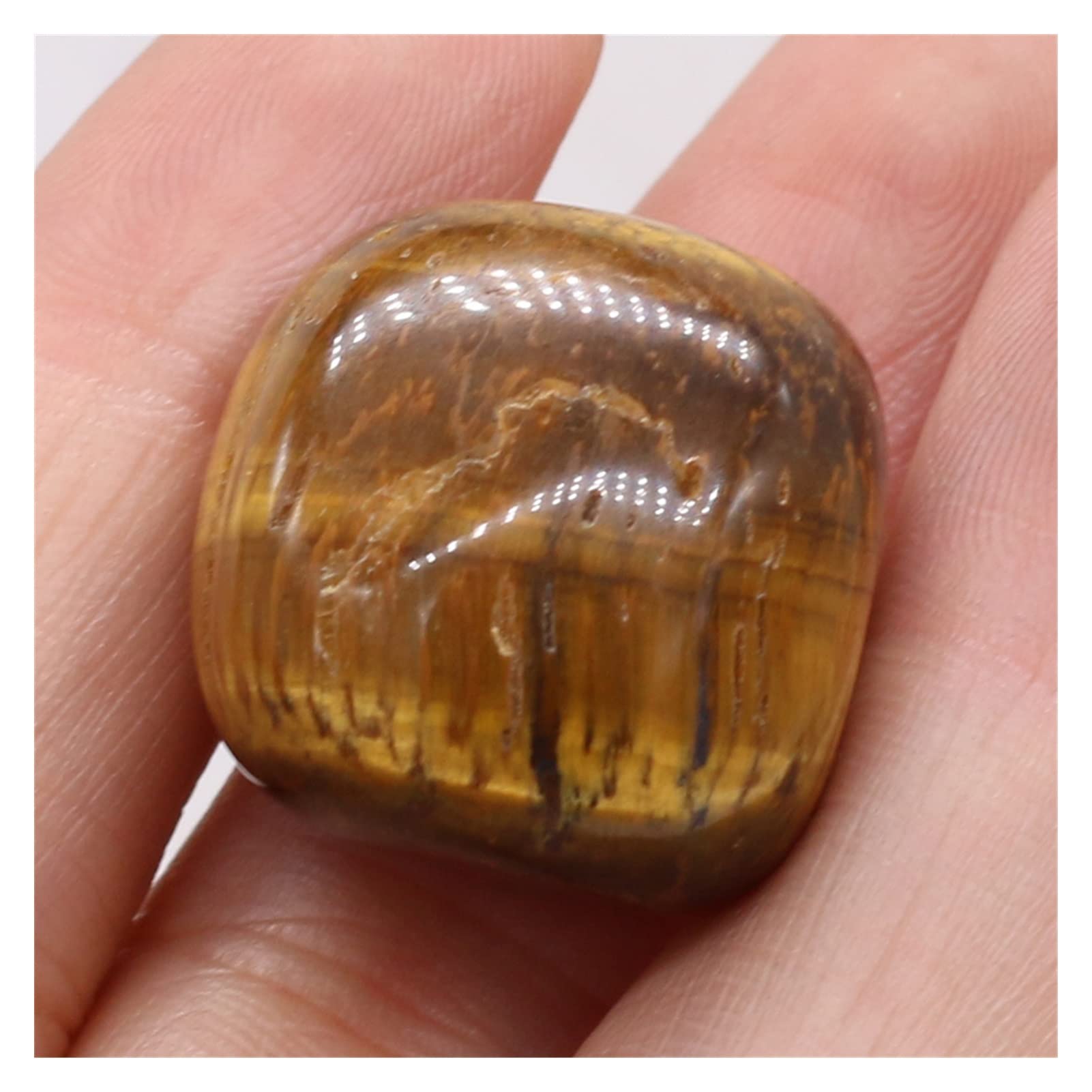 Pierre d'oeil de tigre naturelle rugueuse pour bijoux DIY et Reiki