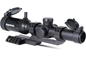 Monstrum 1-6x24 LPVO Rifle Scope with 45 Degree Offset Red Dot Mount