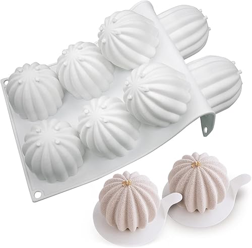 Miniatura 8 de Molde de silicona de 8 células de cactus y chocolate para decoración de tartas, herramienta de horneado para bricolaje, fondant de chocolate,