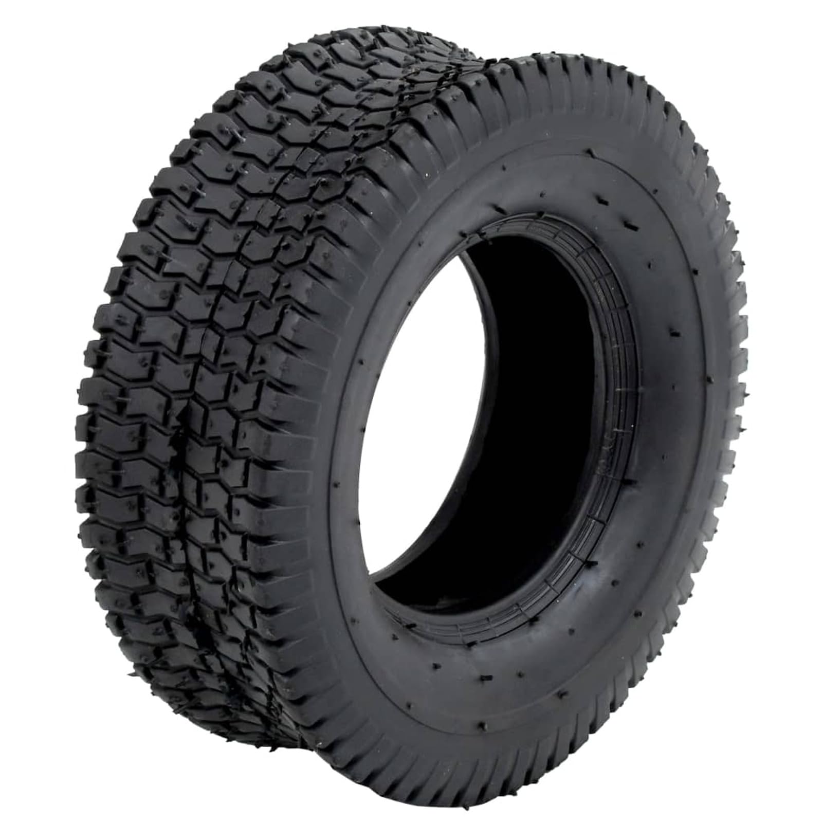 Homgoday Ruedas de Repuesto Antipinchazos para Carretillas y Carros Manuales - 13x5.00-6 4PR, Negro, Goma, 140 kg