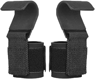 Tiras de gancho para levantamento de peso F Fityle – Alças acolchoadas para levantamento de peso, musculação, musculação, treinamento de força, academia e exercícios físicos