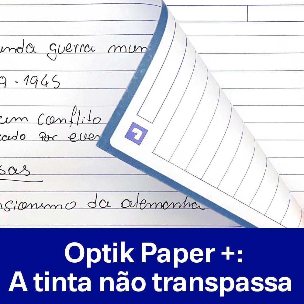 Caderno Espiral Capa Dura – Oxford Europeanbook – 5 Materia – 120 Folhas – Azul thumb 5