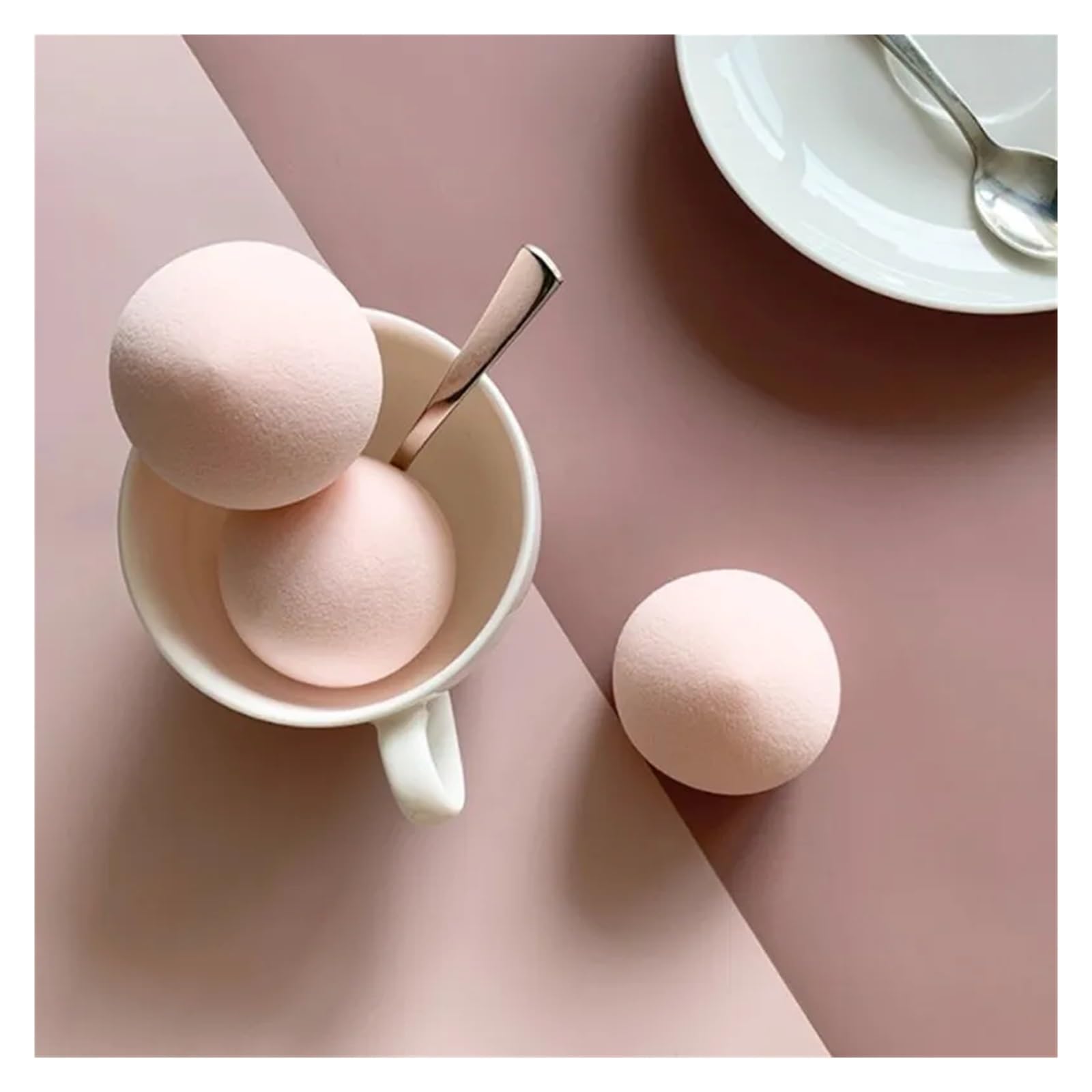 10/20/30pcs Morbido Soffio di Spugna Prodotti di base Soffio Cosmetico Marshmallow Uso Bagnato/Secco Trucco di Bellezza Soffio di Polvere Alta Elastico all'ingrosso (Color : 30pcs)