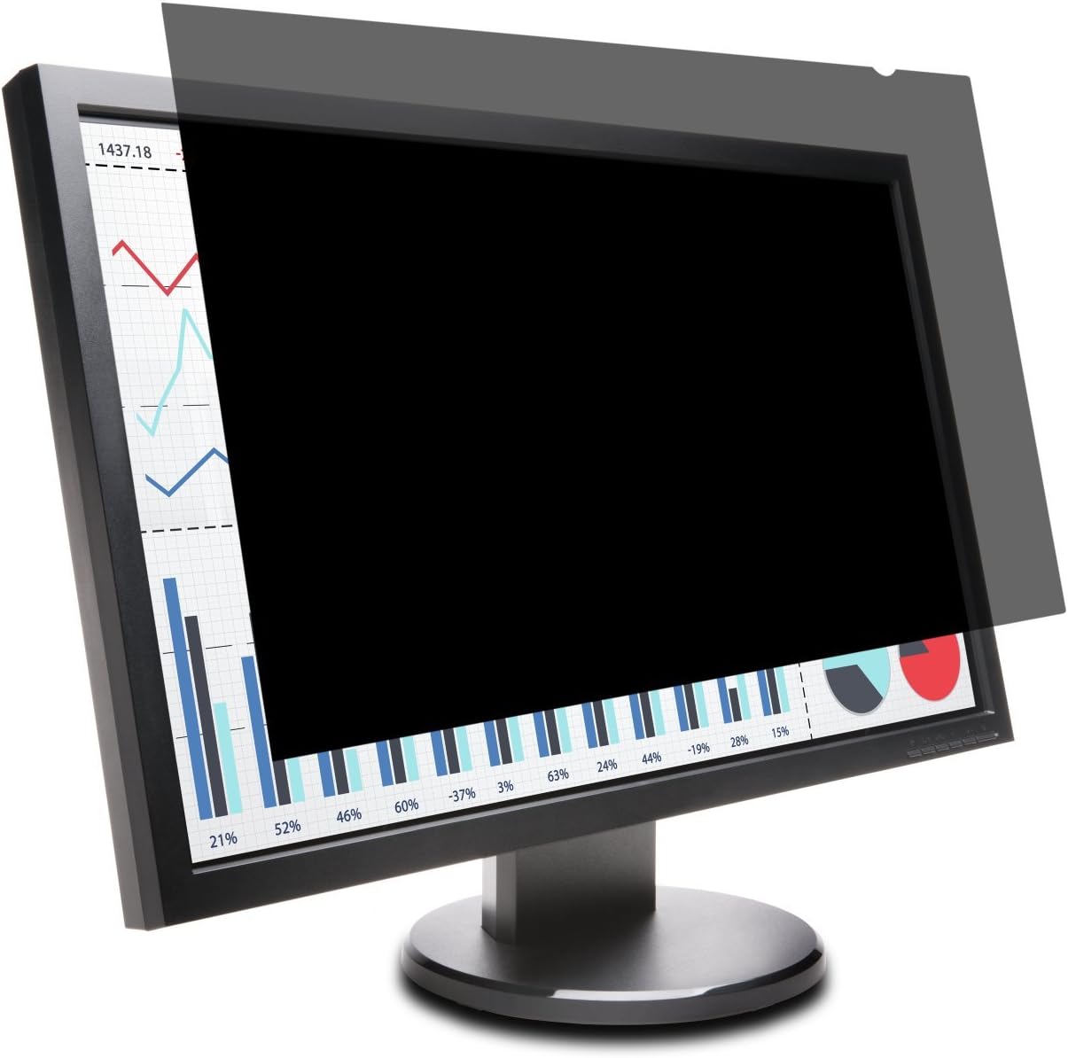 Kensington FP200W Privacy Screen for 20-Inch 16:9 Aspect Ratio Widescreen Monitors (K55796WW)