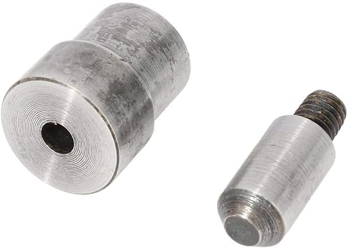 Miniatura 3 de Troquel de perforación para máquina de prensa manual con ojales, herramienta perforadora (14 pulgadas), cabeza plana (para material de 0.394in de