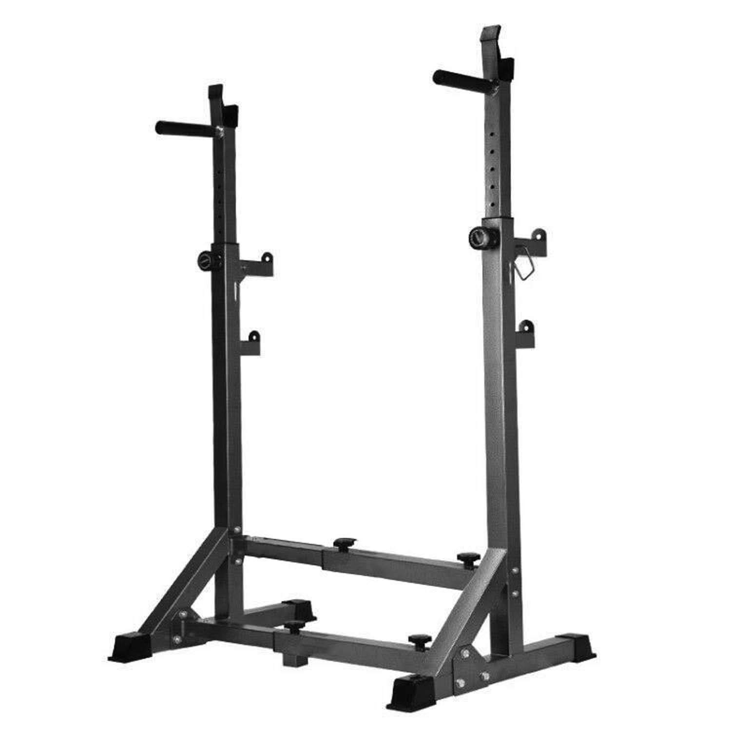 OTQEFTN Squat Rack,Stand Barbell Press Bench Weight Lifting Rack Home Gym Dumbbell Racks Stands Adjustable Max Load 661 LB