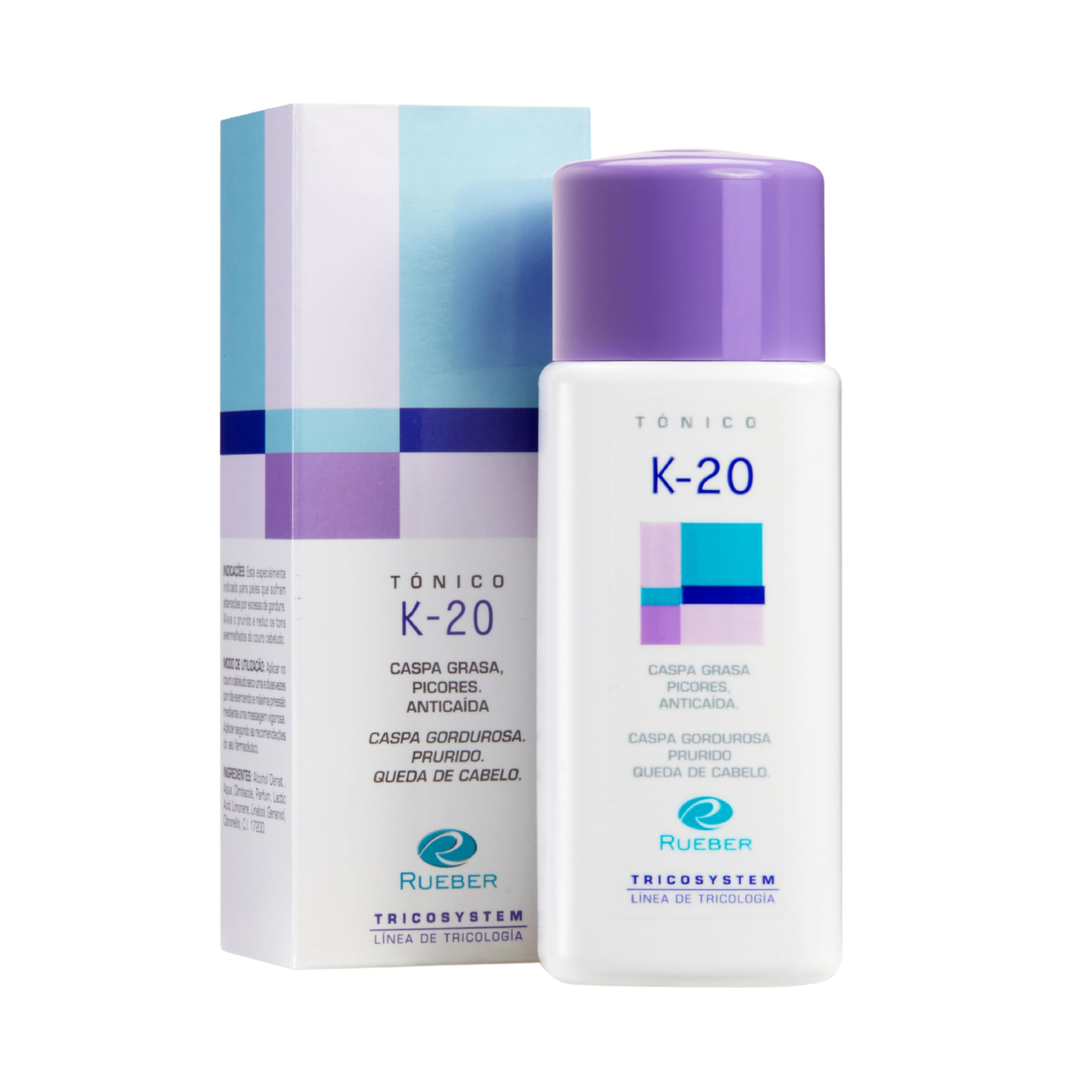 Tonico Capilar K-20 | Locion Anticaspa y Calma el Picor Cuero Cabelludo con Efecto Inmediato | Elimina la Caspa Grasa y Tóxica | Para Cuero Cabelludo Irritado o Intoxicado | Dermatitis