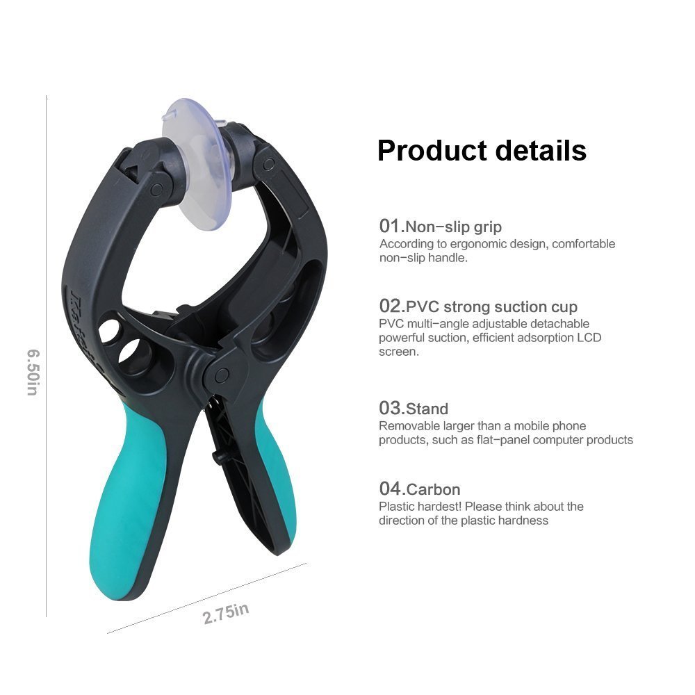 DIY Crafts Design No # 2, Pack Of 1 Set, LCD Screen Opening Toolkit Screen Suction Cup Pliers Repair Kit for Open Electronics Screen and Shell (Design No # 2, Pack Of 1 Set)