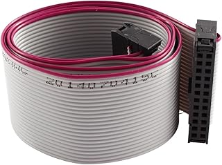 Aexit Hard Drive Computer 50cm Feamle IDC 24 Pin Extension Wire Flat Serial Cables Cable