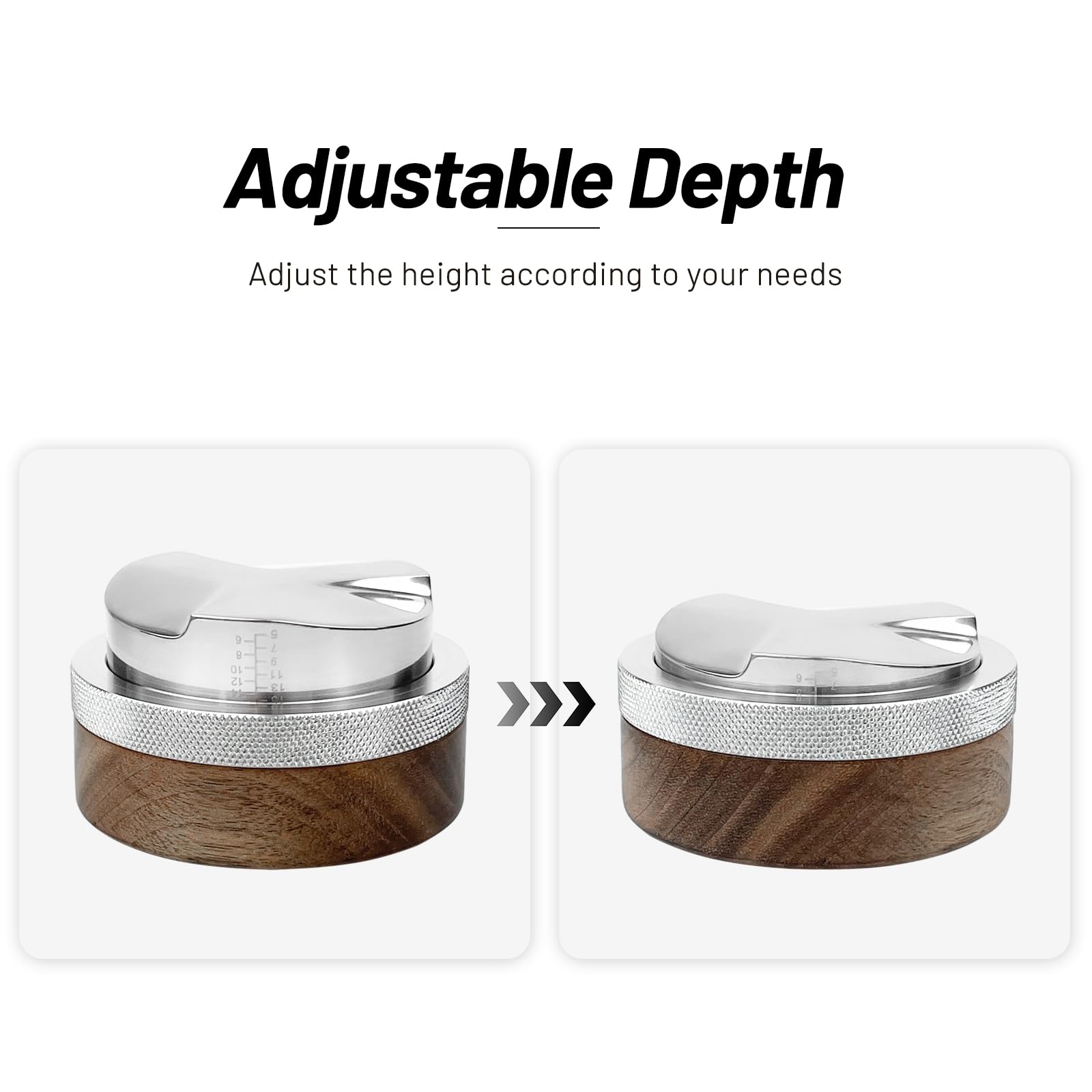58 mm argentAnneau doseur de café moulu, distributeur d'espresso