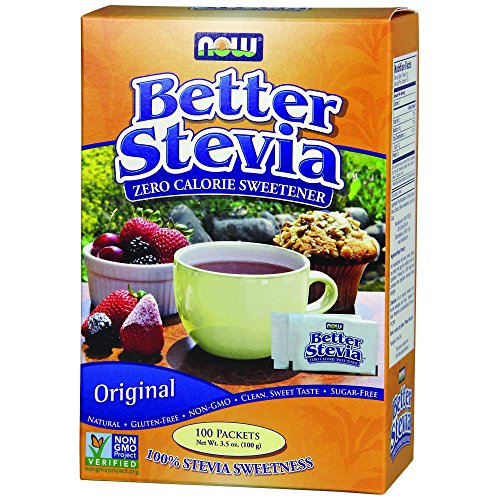 Better Stevia Original NOW Foods pour Sucrer Vos Boissons Chaudes Sans Culpabilité
