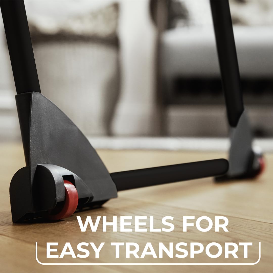 Vileda King Ultimate Wäscheständer, Black Edition, XXL-Leinen für weniger Falten, Trockenlänge: 20 m, Kleinteilehalter, stabil und robust, einfacher Transport Dank Sicherung und Rollen, Comfort-Pack