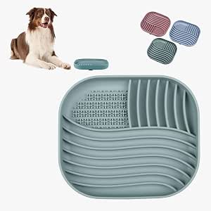 Image showcasing Slow Feeder Dog Bowls,Yangmu Dog Puzzle Bowl with Suction Cups for ...