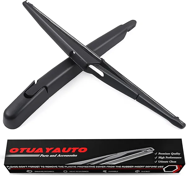 Rear Windshield Back Wiper Arm Blade Set - Replacement for Nissan Rogue 2008-2013, Nissan Juke 2011-2016 OE:28780-JM00A