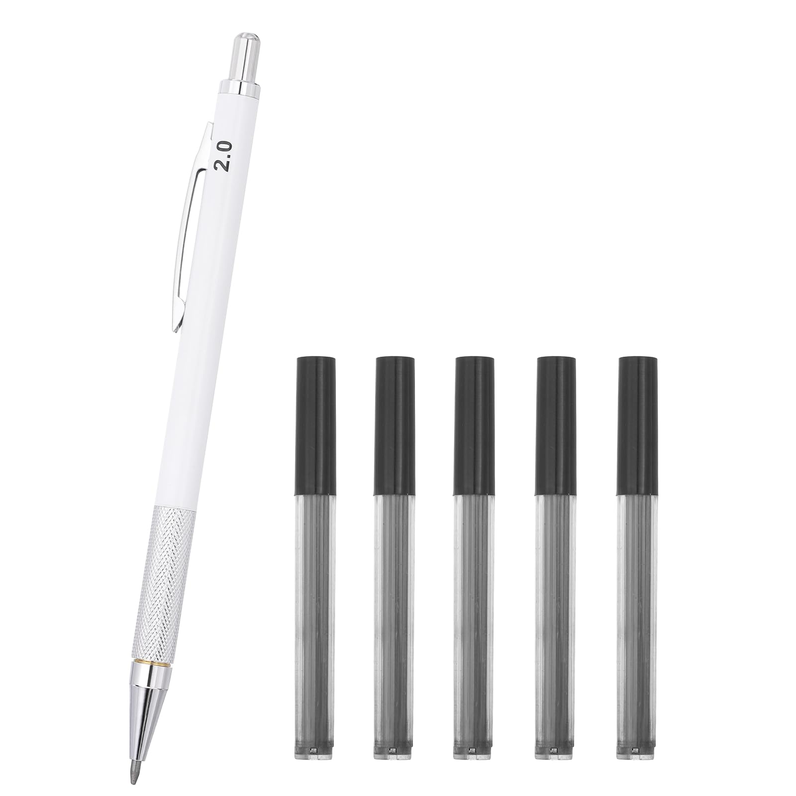Amazon.co.jp: PATIKIL 2mm 製図用シャープペンシル 太芯ホルダー 自動