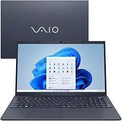 Notebook VAIO FE15, AMD® Ryzen 5, 12GB 512GB SSD, Tela 15,6'' Full HD Antirreflexo, Windows 11 Home - Cinza Grafite, VJFE59F11X-BSKU501