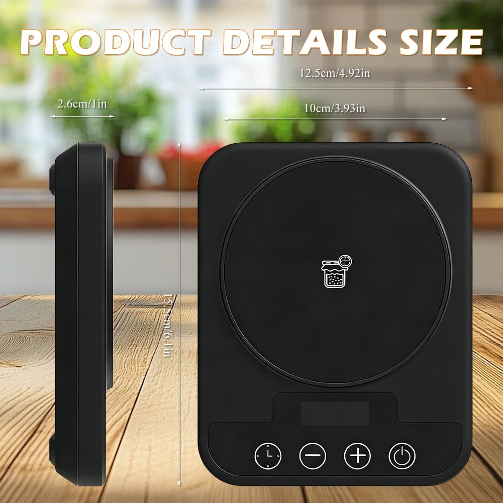 Lievito naturale set base 21-49°C timer 12 ore regolazione 1°C nero