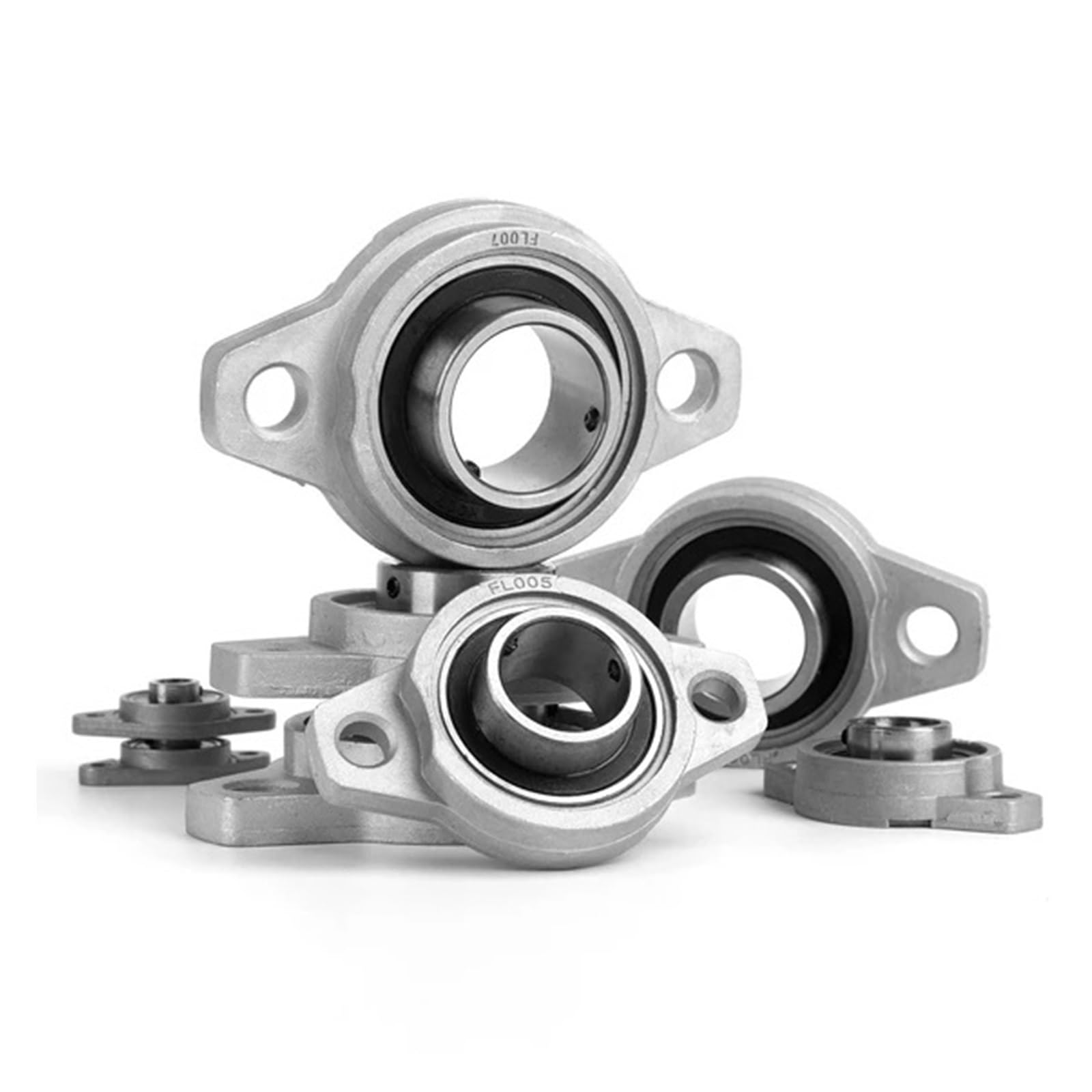 SSIMOO 4/10 pièces KFL001 KFL004 KFL005 KFL000 KFL08 Kfl08 8mm 12mm bloc d'oreiller roulement rhombique Insert en alliage de Zinc arbre de roulement linéaire kindly (Color : KFL007 35MM, Size : One