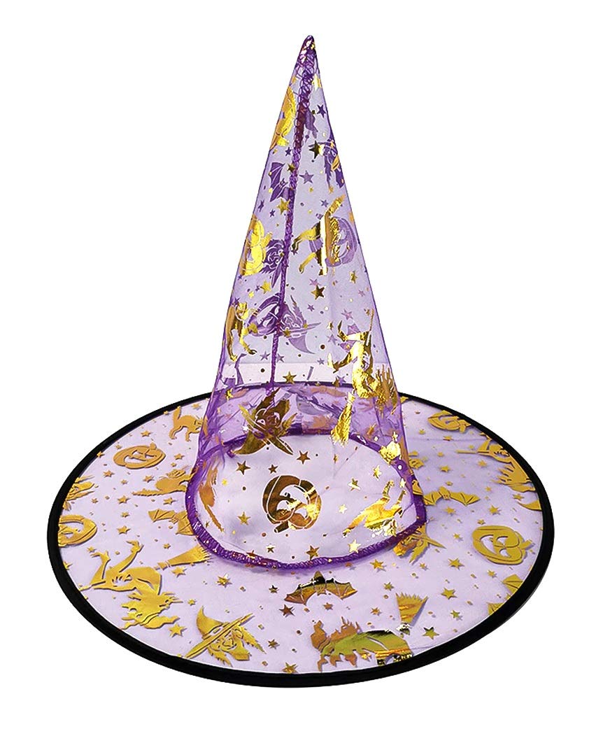Lovelegis Witch's Hat, Transparent, Carnival, Halloween, Women, Men, Pumpkins, Cats, Accessories, Fancy Dress