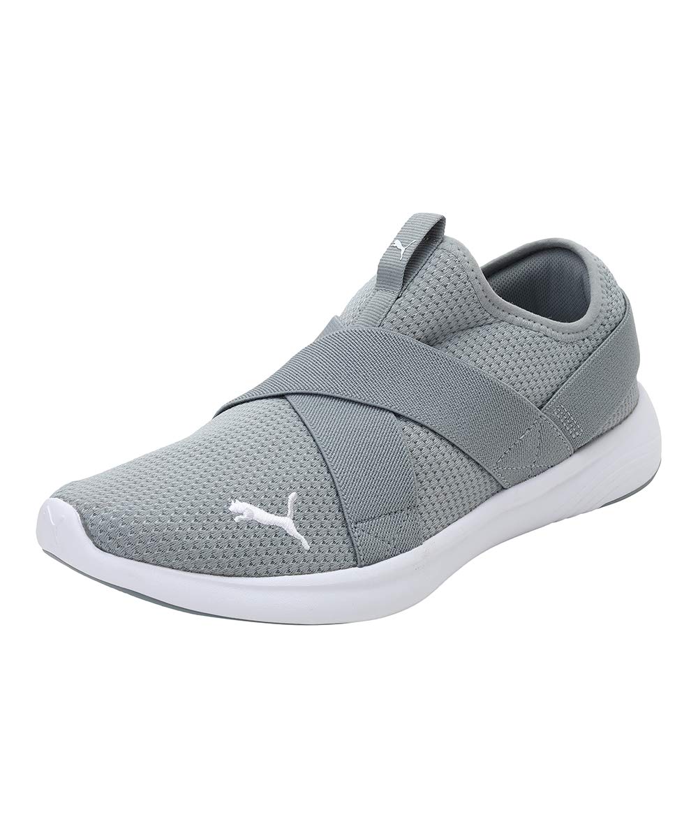 Puma Mens Softride Vital Strap Quarry-Puma White Running Shoe - 10 UK (19542002) (B08TLYXKSR) Amazon Price History, Amazon Price Tracker