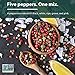 Soeos Rainbow Peppercorns, 8oz (Pack of 1), Non-GMO, Kosher, Packed to Keep Peppers Fresh, Peppercorn for Grinder Refill, Whole Peppercorns
