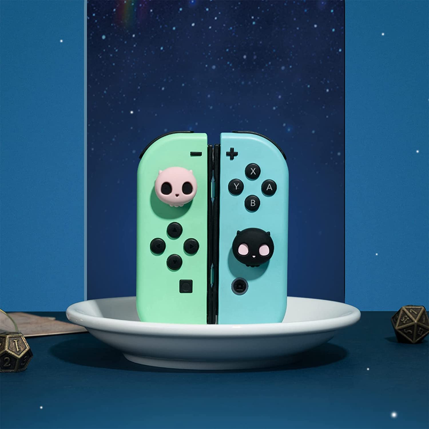 X Sanrio 4Pcs Silicone Joystick Thub Stick Grip Cover For Nintendo