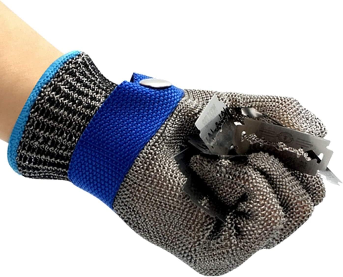 Gants anti-coupures Gants résistants aux coupures, niveau 5 Protection Cuisine Restaurant Jardinage Sécurité Gants de travail(S)
