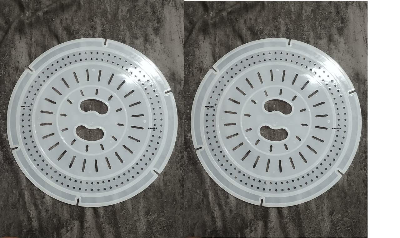 (26.4 Cm / 10.3 Inches) Samsung Semi Automatic Washing Machine Spin Cap/Spin Cover/Spinner/Dryer Safety Cover (Set of 2)